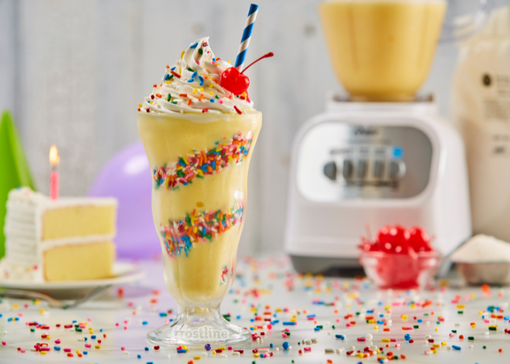 Frostline® Birthday Cake Flavored Soft Serve Mix, Artificially Flavored